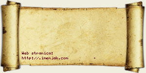 Mia Hadžić vizit kartica